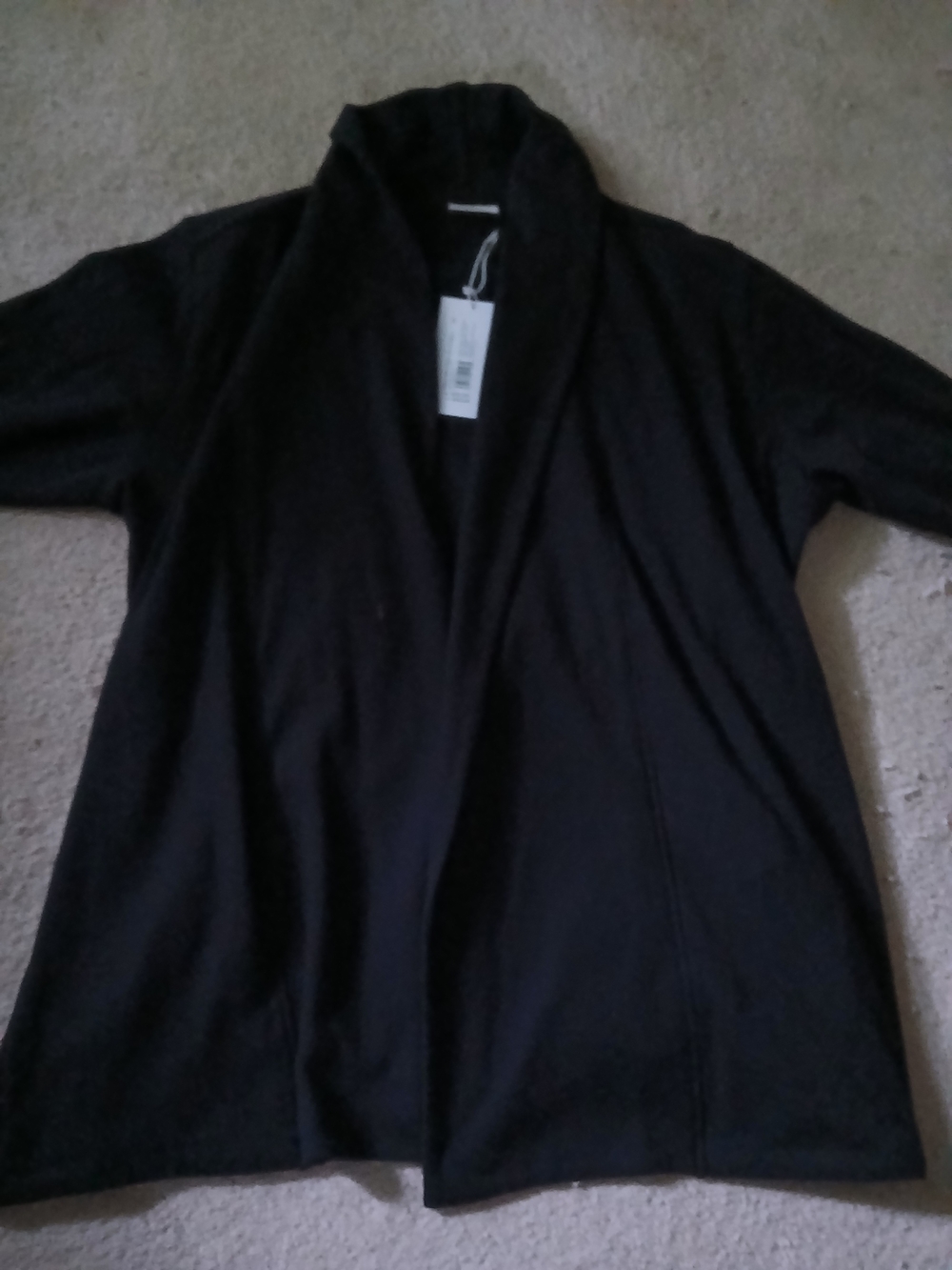 Pact Women's Airplane Classic Cardigan Black L